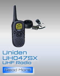 Uniden UH047SX UHF Radio - Read More